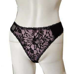 Vintage Aubade Lace Thong Panty